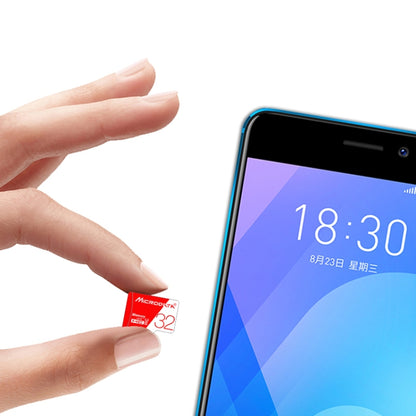 Карта памяти Microdata 16 ГБ высокоскоростная U1 красно-белая TF (Micro SD)