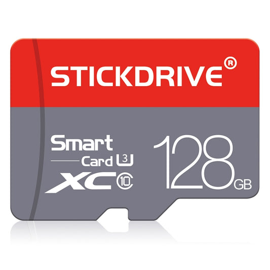 Карта памяти STICKDRIVE 128 ГБ U3, красная и серая, TF (Micro SD)