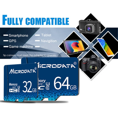 Карта памяти Microdata 16 ГБ U1 Blue TF (Micro SD)