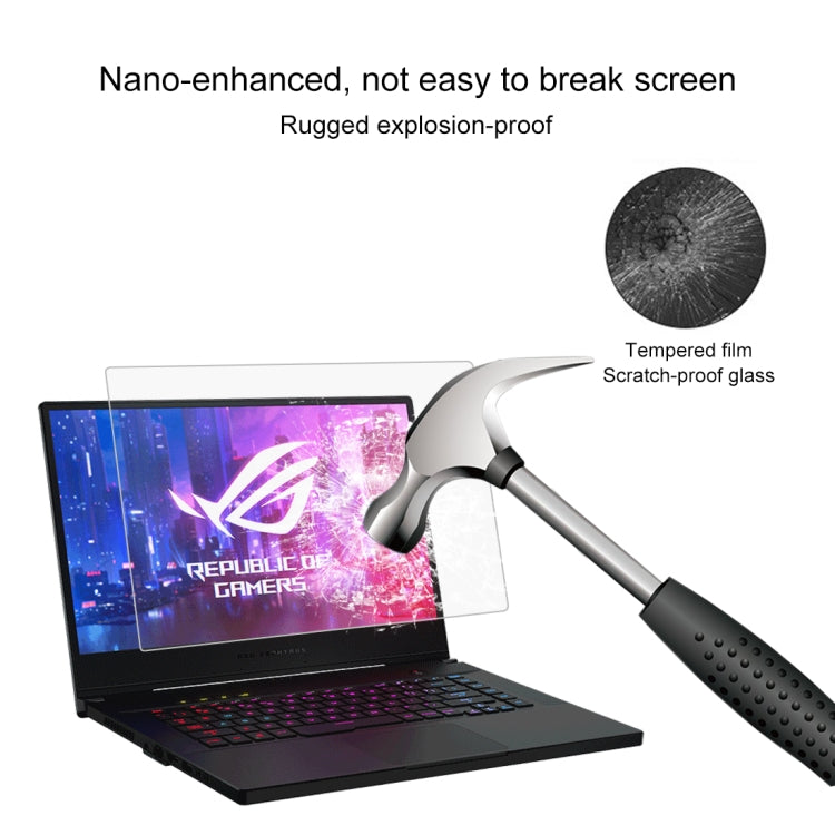 Защитная пленка из закаленного стекла HD для экрана ноутбука ASUS ROG Zephyrus M GU502 15,6 дюйма