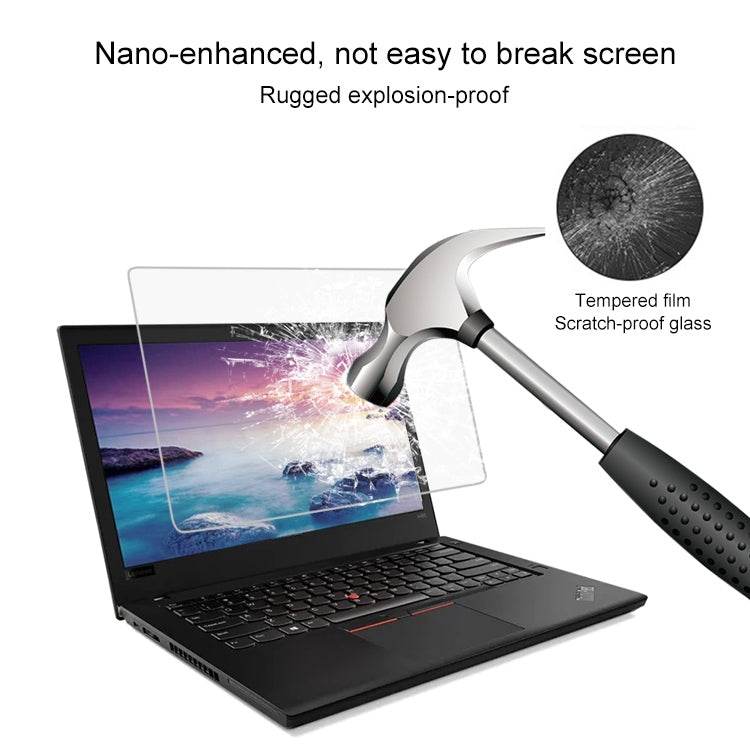 0.4mm 9H Surface Hardness Full Screen Tempered Glass Film for Lenovo ThinkPad E485 14 inch - Zyvoza.shop
