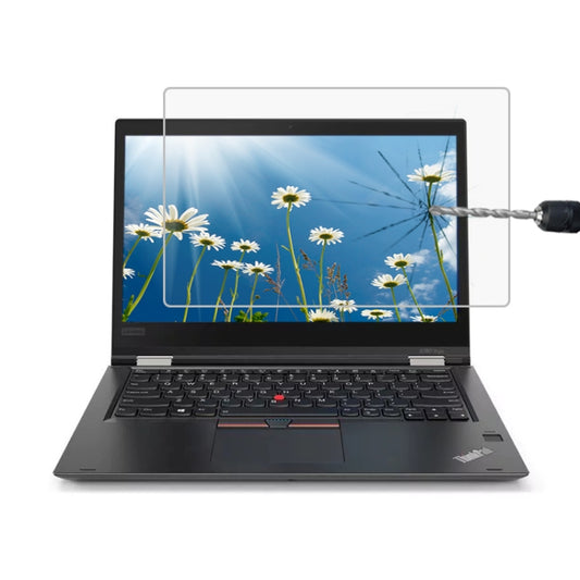 0,4 mm 9H virsmas cietības pilns rūdīta stikla plēve Lenovo ThinkPad X380 Yoga 13,3 collām