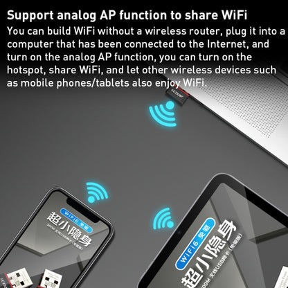 EP-A300 300Mbps WiFi6 USB Free Drive Network Adapter
