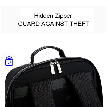Bopai 751-006431 Business Waterproof Anti-theft Large Capacity Double Shoulder Bag,with USB Charging Port, Size: 27x16.5x40cm