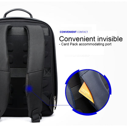 Bopai 751-006431 Business Waterproof Anti-theft Large Capacity Double Shoulder Bag,with USB Charging Port, Size: 27x16.5x40cm