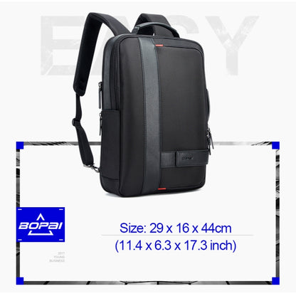 Рюкзак для ноутбука Bopai 751-006561, вместительный, деловой, повседневный, из дышащей ткани, с внешним USB-портом, размер: 29 x 16 x 44 см
