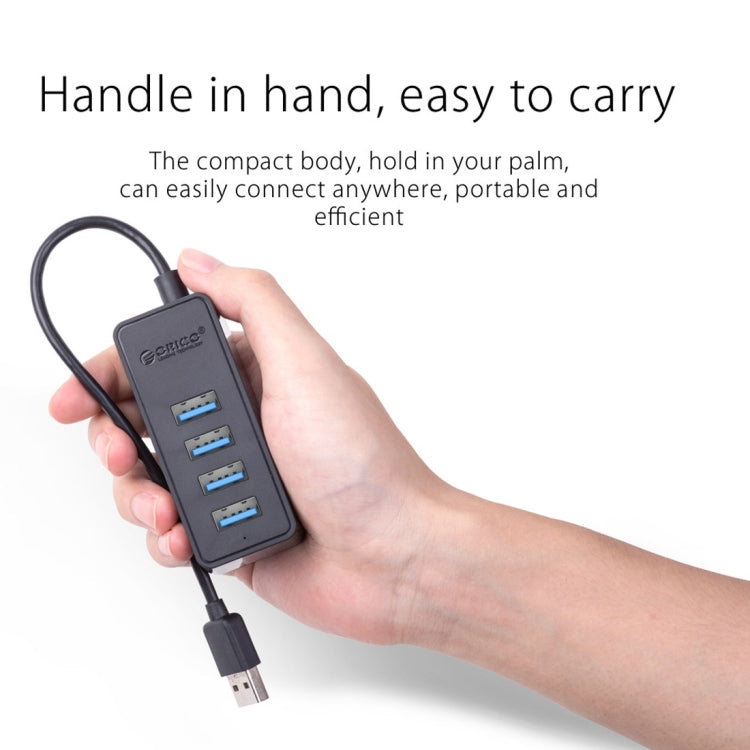 ORICO W5P-U3-30 настольный концентратор USB 3.0 на 4 порта с кабелем Micro USB 30 см