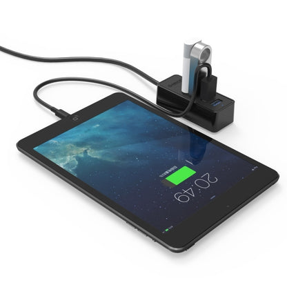 ORICO W5P-U3-100 4-портовый настольный концентратор USB 3.0 с кабелем Micro USB 100 см, блок питания