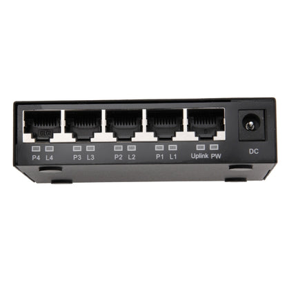 5 portu 10/100Mbps POE slēdzis IEEE802.3af barošanas avots Ethernet tīkla slēdzis IP kamerām, VoIP tālruņa piekļuves punktu ierīcēm