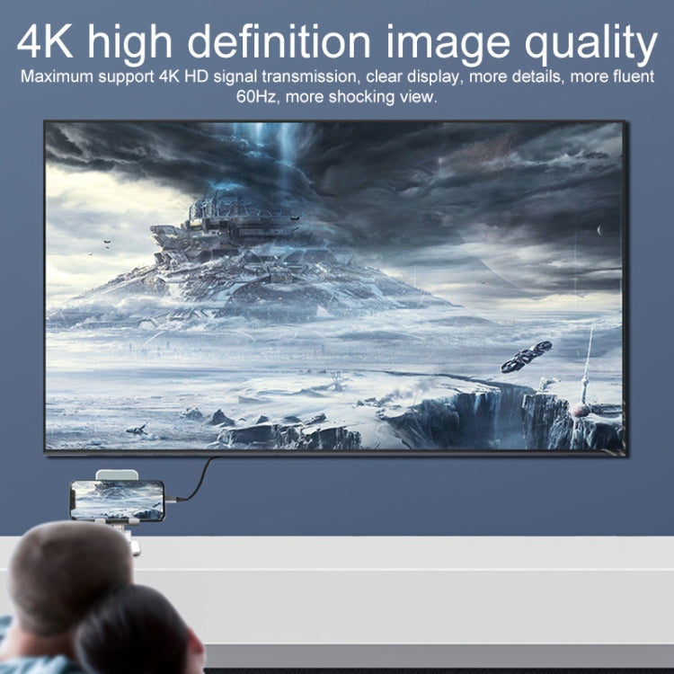 2 в 1 4K 60 Гц DP-штекер на USB-C/Type-C для зарядки + адаптер USB-C/Type-C (женский)