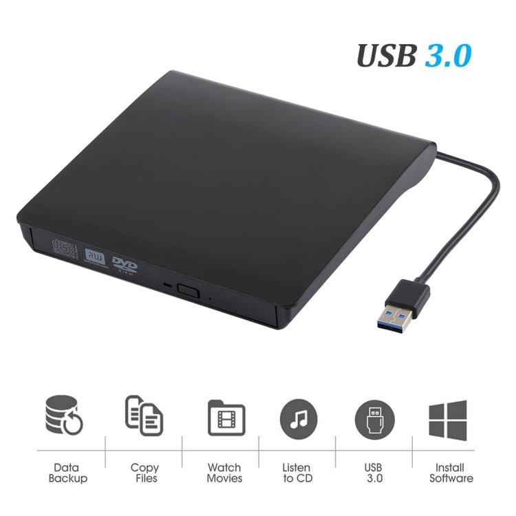 Внешний DVD-RW привод DVD/CD с матовой текстурой и функцией USB 3.0 POP-UP, внешний привод ODD и HDD