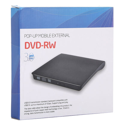 Внешний DVD-RW привод DVD/CD с матовой текстурой и функцией USB 3.0 POP-UP, внешний привод ODD и HDD