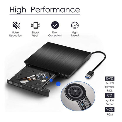 Внешний DVD-RW привод DVD/CD с матовой текстурой и функцией USB 3.0 POP-UP, внешний привод ODD и HDD