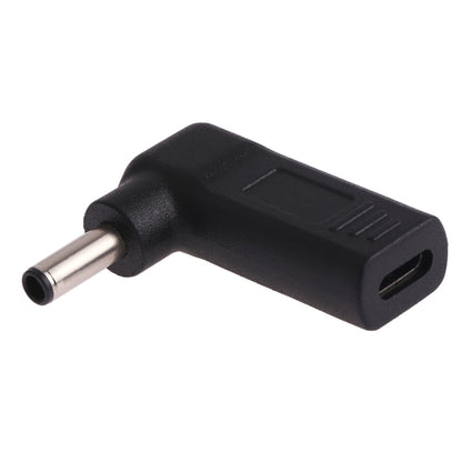 Угловой переходник USB-C/Type-C (мама) на штекер 4,5 x 3,0 мм