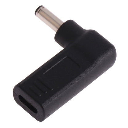 Угловой переходник USB-C/Type-C (мама) на штекер 4,5 x 3,0 мм