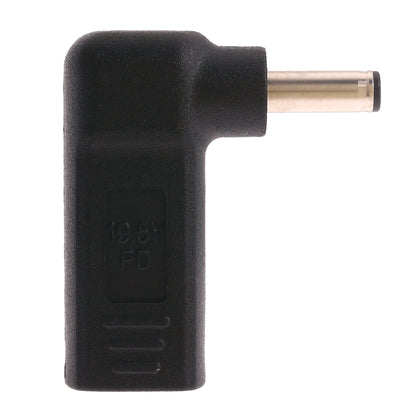 Угловой переходник USB-C/Type-C (мама) на штекер 4,5 x 3,0 мм