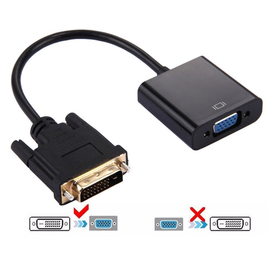 Переходник-конвертер DVI-D 24+1 Pin Man в VGA 15 Pin HDTV