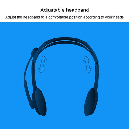 Стереогарнитура Logitech H110 с двумя аудиоразъемами 3,5 мм