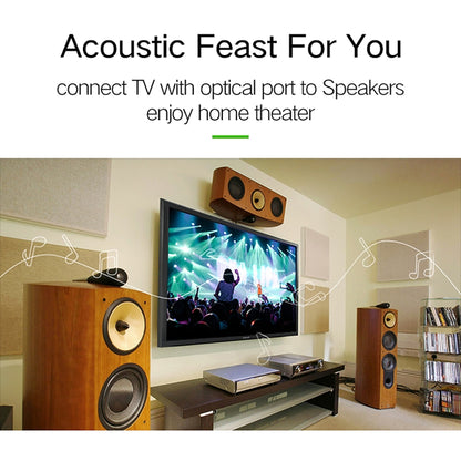 1 m OD6.0 mm apzeltīts metāla galviņas austs Toslink vīriešu un vīriešu digitālais optiskais audio kabelis