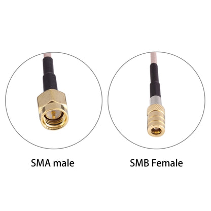 Кабель-адаптер RG316 SMA-штекер - SMB-гнездо 90 см