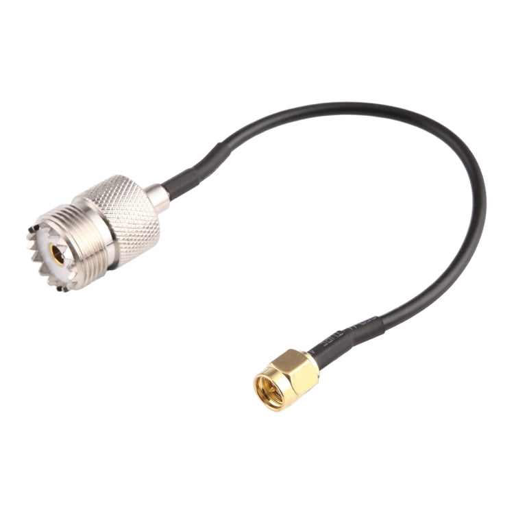 Кабель-адаптер UHF RG174 15 см (гнездо - штекер SMA)