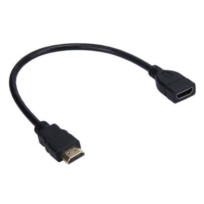 Высокоскоростной кабель-адаптер HDMI 19-контактный "папа" - HDMI 19-контактный "мама" длиной 30 см
