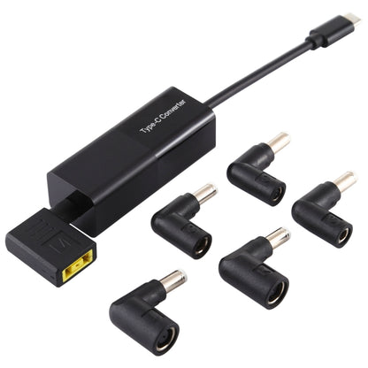 Адаптер питания для ноутбука 65 Вт USB-C / Type-C, конвертер в адаптер питания 6-в-1