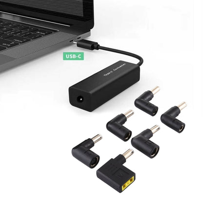Адаптер питания для ноутбука 65 Вт USB-C / Type-C, конвертер в адаптер питания 6-в-1