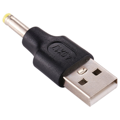 10 gab. 4.0 x 1.7 mm vīriešu un USB 2.0 vīriešu līdzstrāvas barošanas spraudņa savienotājs