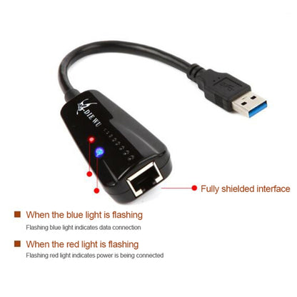 Сетевая карта-адаптер DIE WU TXA042 Realtek 8153 USB 3.0 - Gigabit Ethernet RJ45 LAN 10/100/1000 Мбит/с