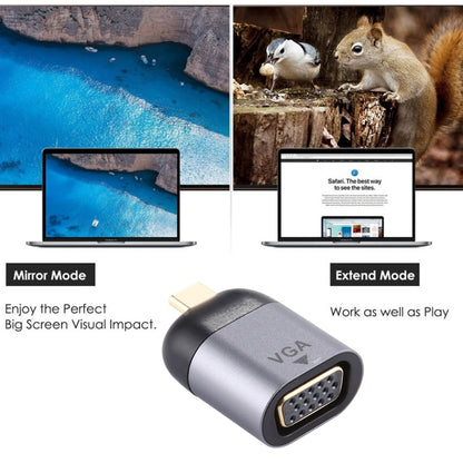 Type-C Male To VGA DB15P Female Adapter