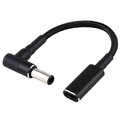 6,0 x 1,4 mm elkoņa uz USB-C / C tipa adaptera kabelis ar neilona pinumu