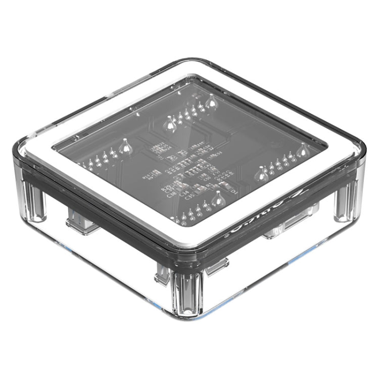 Прозрачный настольный концентратор ORICO MH4U-100 USB 3.0 с кабелем Micro USB 100 см