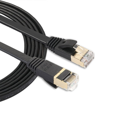 Ультраплоский соединительный кабель CAT7 10 Gigabit Ethernet длиной 1,8 м для локальной сети модема-маршрутизатора — с экранированными разъемами RJ45