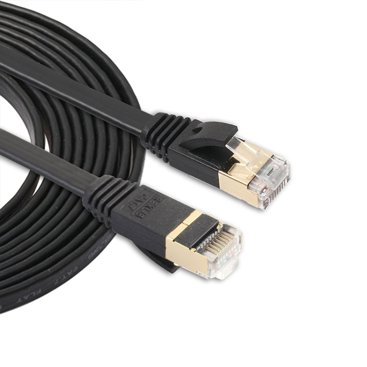 3m CAT7 10 Gigabit Ethernet Ultra Flat Patch Cable for Modem Router LAN Network - Built with Shielded RJ45 Connectors