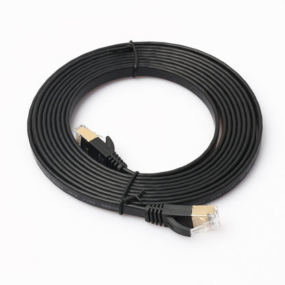 3m CAT7 10 Gigabit Ethernet Ultra Flat Patch Cable for Modem Router LAN Network - Built with Shielded RJ45 Connectors