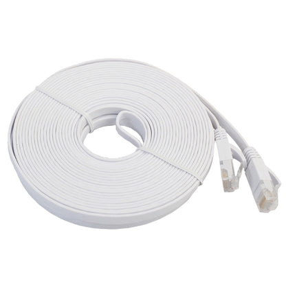 20m CAT6 Ultra-thin Flat Ethernet Network LAN Cable, Patch Lead RJ45