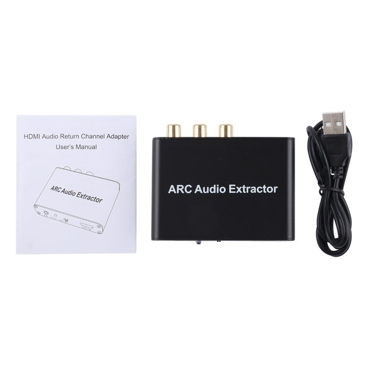 Аудиоэкстрактор ARC 192 кГц HDMI ARC в SPDIF + коаксиальный + конвертер L/R, адаптер обратного аудиоканала
