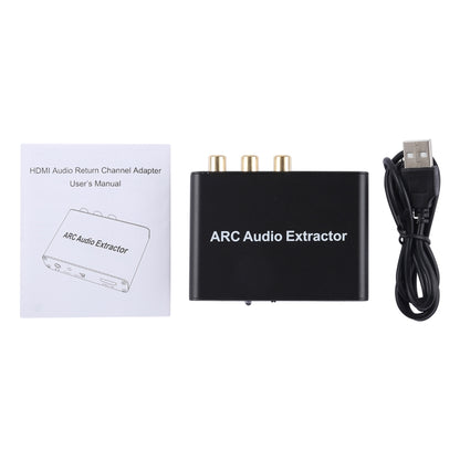 Аудиоэкстрактор ARC 192 кГц HDMI ARC в SPDIF + коаксиальный + конвертер L/R, адаптер обратного аудиоканала