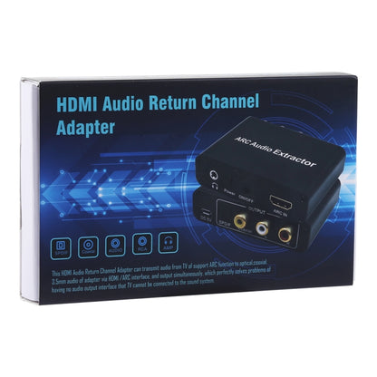 Аудиоэкстрактор ARC 192 кГц HDMI ARC в SPDIF + коаксиальный + конвертер L/R, адаптер обратного аудиоканала