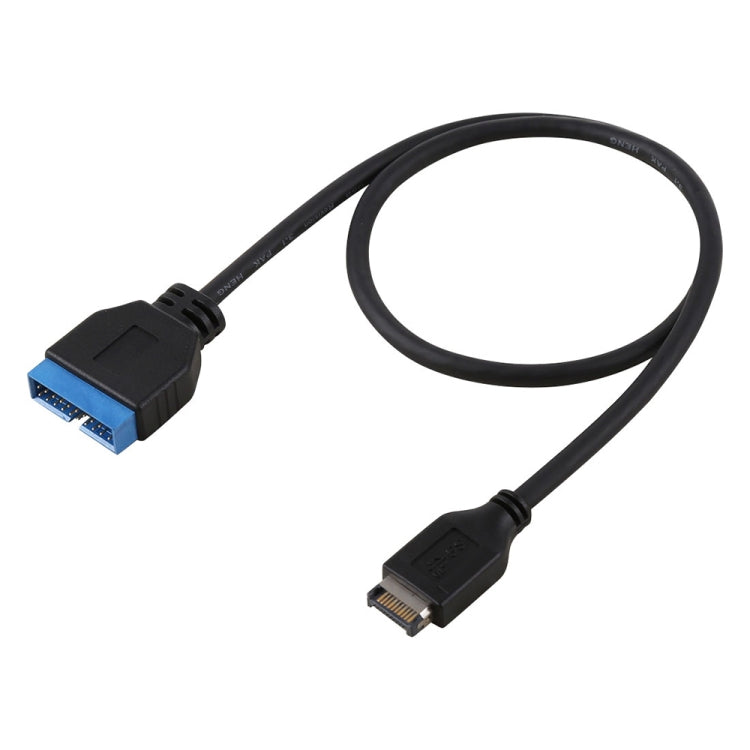 Кабель расширения USB 3.1 Type-E - USB 3.0 для материнской платы, 19-контактный, штекер, 30 см