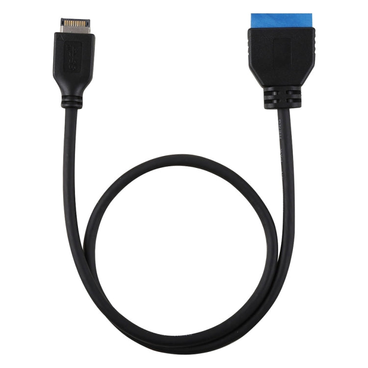 Кабель расширения USB 3.1 Type-E - USB 3.0 для материнской платы, 19-контактный, штекер, 30 см