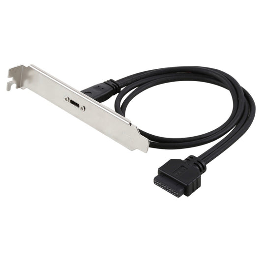 Кабель для крепления кронштейна расширения материнской платы USB-C/Type-C (мама) на USB 3.0 (мама) 20-контактный (мама) длиной 50 см