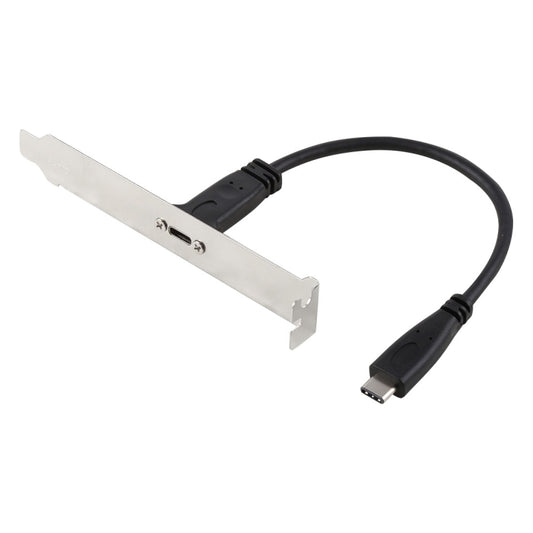 20 см панельный кронштейн для удлинительного кабеля USB-C / Type-C «мама-папа»
