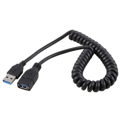 Высокоскоростной удлинительный кабель USB 3.0 с разъемами «папа-мама» и выдвижной пружиной длиной 1,5 м