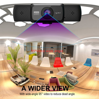 HXSJ S5 1080P Регулируемая HD видео веб-камера для ПК с микрофоном
