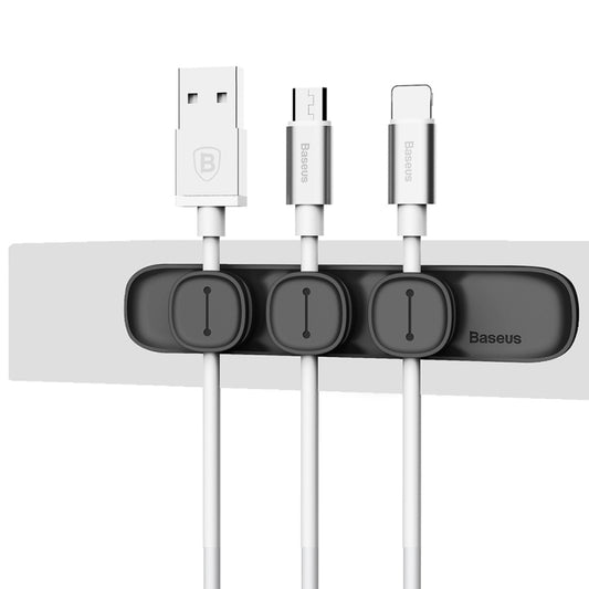 Настольный органайзер Baseus USB Cable Clip Desk Tidy с держателем для проводов и клейкой основой