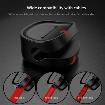 Настольный органайзер Baseus USB Cable Clip Desk Tidy с держателем для проводов и клейкой основой