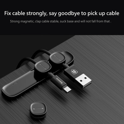 Настольный органайзер Baseus USB Cable Clip Desk Tidy с держателем для проводов и клейкой основой