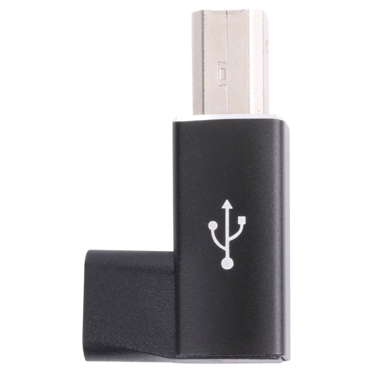 Адаптер USB-C/Type C (мама) на USB 2.0 B MIDI (папа) для электронных инструментов, принтеров, сканеров, фортепиано